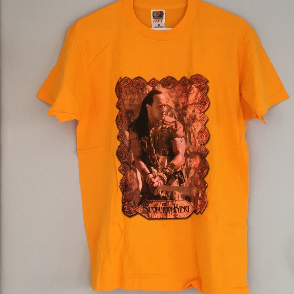 The Rock Scorpion King Graphic T-shirt Unworn Med